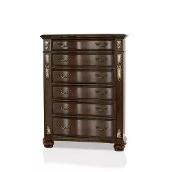 Mullberry 6 Drawer Chest Brown Cherry - HOMES: Inside + Out