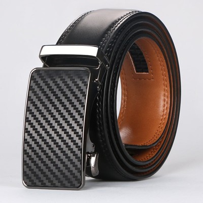Paaaawaters Leather Ratchet Belt Men, Effortless Style