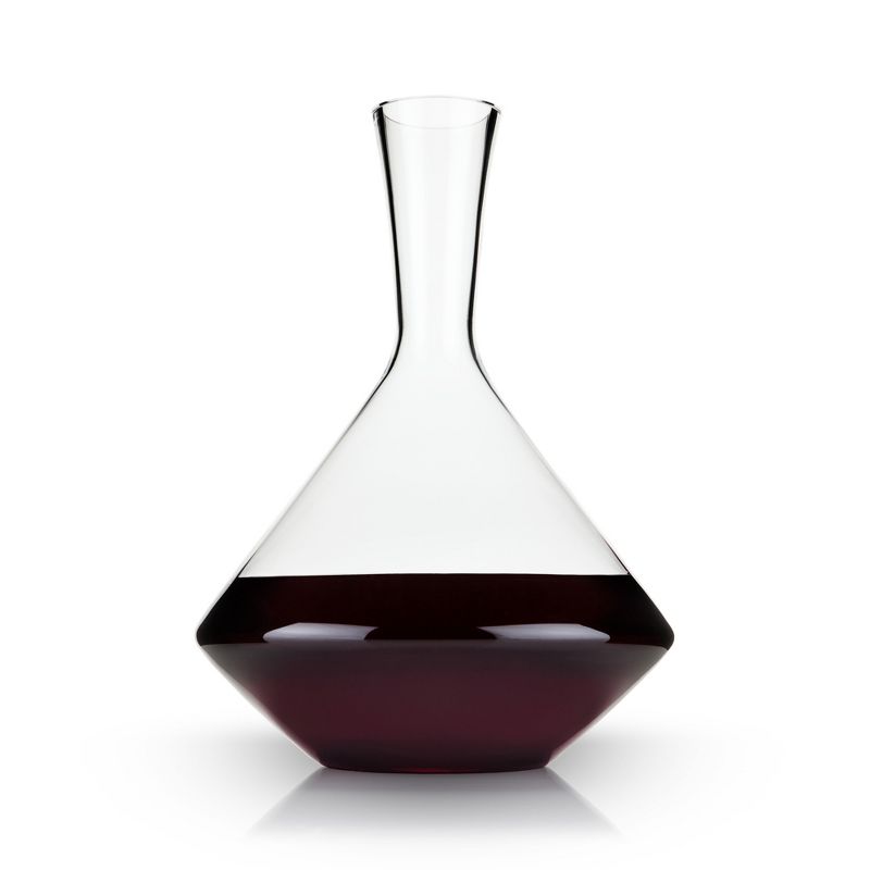 Viski Angled Wine Decanter Glass, Crystal, 1 of 15