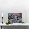 Northlight LED Lighted Fiber Optic Snowy Christmas Village Canvas Wall Art 11.75" x 15.75" - 2 of 4