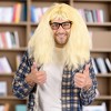 Orion Costumes Blonde Nerd Adult Costume Wig & Glasses - image 3 of 4