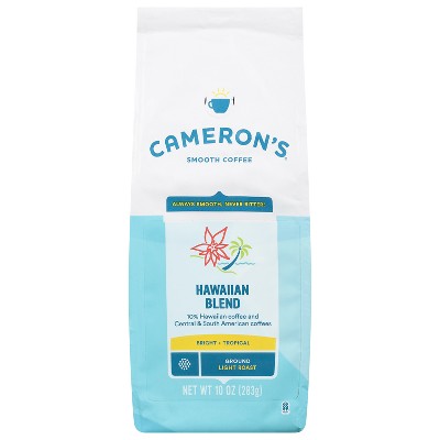 Cameron's Hawaiian Blend Light Roast Ground Coffee - 10oz