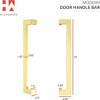 Modern Gold Push Pull Door Handle – Long Stainless Steel Handle for Glass, Shower, Barn, or Wooden Doors – Contemporary Entry Handle for Home - 4 of 4