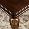 Sapphtopaz 53" Elegant Coffee Table with Curved Legs Rectangle Wood Dining Table with Carved Details Home Decor Coffee Bar for Living Room - 2 of 4