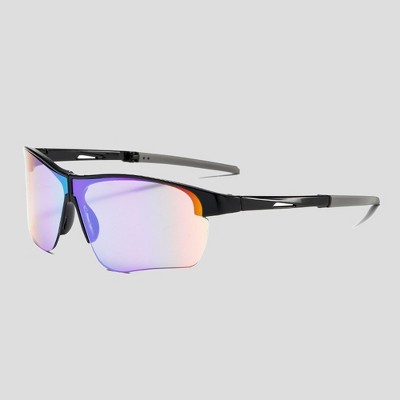Anna-Kaci Active Women's Foldable Color-Changing UV-Protect Outdoor Sports Running Sunglasses- Multicolored