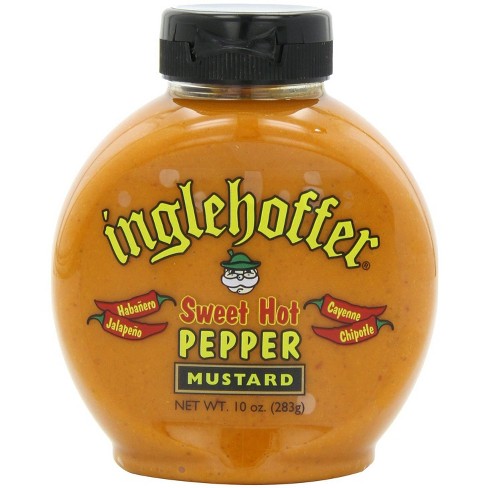 Inglehoffer Sweet Hot Mustard Habanero Jalapeno - Case Of 6 - 10 Oz ...