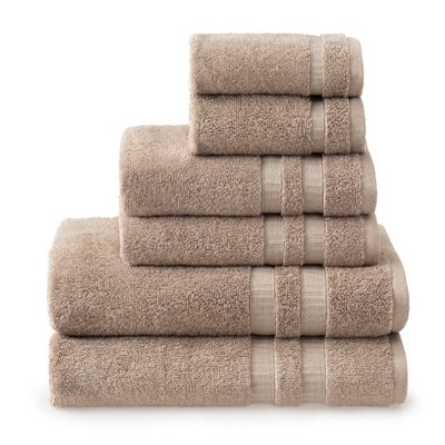 6pc Bleach Master Towel Set Flax - Welhome