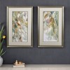 HomeRoots Set of Two Blue Leaves Framed Art - 2 of 4
