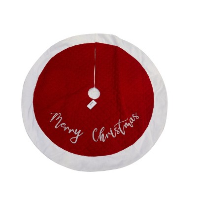 Season's Designs 48 In Merry Christmas Tree Skirt