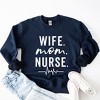 Simply Sage Market Women's Graphic Sweatshirt Wife. Mom. Nurse. - 3 of 3