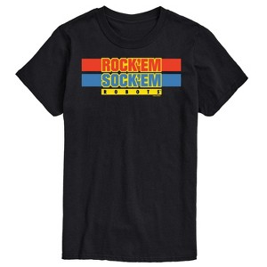 Men's - Rock 'Em Sock 'Em Robots - Rock 'Em Sock 'Em Logo Short Sleeve Graphic T-Shirt - 1 of 4