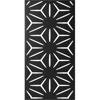 NewTown Decorative Outdoor Privacy Screen Panels, Metal Laser Cut Privacy Screen Decorative Patio Metal Fence for Outdoor Indoor Decor-The Pop Home