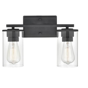 Millennium Lighting Verlana 2 - Light Vanity in  Matte Black - 1 of 2