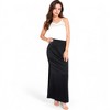 Anna-Kaci Women's Satin Maxi Skirt With High Waist And Flowing A-Line Design - 2 of 4