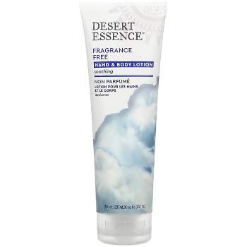 Desert Essence Fragrance Free Hand and Body Lotion 8oz