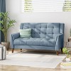 NicBex 52.75 Inch Mid-Century Modern Loveseat Sofa with Tufted Backrest for Living Room,Office,Apartment - 2 of 4