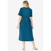 Woman Within Petite Button-Front Essential Dress - 3 of 4