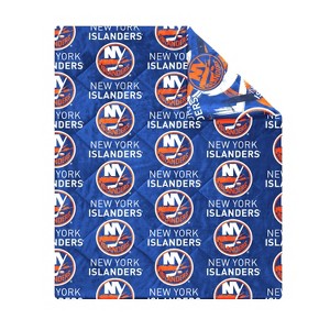 NHL New York Islanders 50" x 60" Two Sided Plush Throw Blanket - 1 of 1