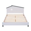 NicBex Twin/Full Size Wood Platform Bed Frame with House-Shaped Headboard for Kids/Boys/Girls,No Box Spring Needed,Easy Assembly - 4 of 4