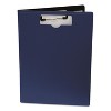 Baumgartens Portfolio Clipboard With Low-Profile Clip 1/2" Capacity 8 1/2 x 11 Blue 61633 - 3 of 4