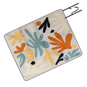 DorisciciArt Botanic market beige Picnic Blanket - Deny Designs - 1 of 3