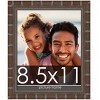 PosterPalooza | 8.5x11 Modern Bamboo Picture Frame, UV Acrylic, 5 Finishes - 2 of 4