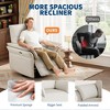 Swivel Rocker Chair for Adults, Double-Layer Armrests, Upholstered Chenille Fabric, for Living Room, Bedroom, Home Movie Theater - 3 of 4