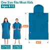 SUN CUBE Lightweight Kids Towel Changing Swim Robe Surf Beach Towel, Quick Dry Microfiber Hooded for Boys Girls 3-12 Years - 3 of 4