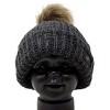 Arctic Gear Infant Acrylic Ribbed Cuff Winter Hat with Pom - image 2 of 3