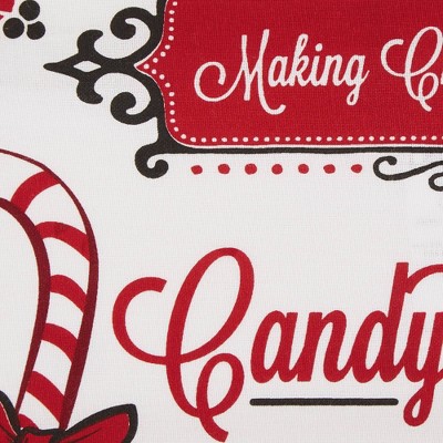 Set of 4 Christmas Cotton Throw Pillow Covers with Festive Prints