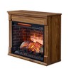 NAYSAYE Indoor Fireplace TV Media Center Realistic Flame Design for Warm Living Room , Dark Gray, 28"*11"*24" - 3 of 4