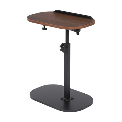 YIYIBYUS C-shaped Side Table, Small End Table, Height Adjustable, Rrotatable