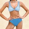 Women's U-Ring Contrast Trim Bikini Set - Cupshe - 2 of 4