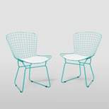 Tyson 2pk Iron Dining Chairs  - Christopher Knight Home