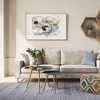 2pc Monetta Nesting Tables Teal - WyndenHall: Mid-Century Modern Iron Side & Coffee Table Set - 2 of 4
