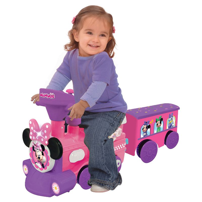 Kiddieland Disney Minnie Mouse Ride-On Motorized Train With Track, 3 of 4