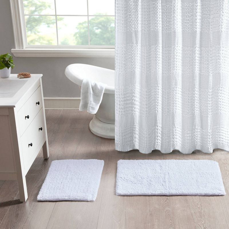 2pk Ritzy Cotton Solid Tufted Bath Rug Set, 2 of 6