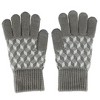 Clear Creek Women's Jacquard Touch Screen Winter Gloves - 3 of 3