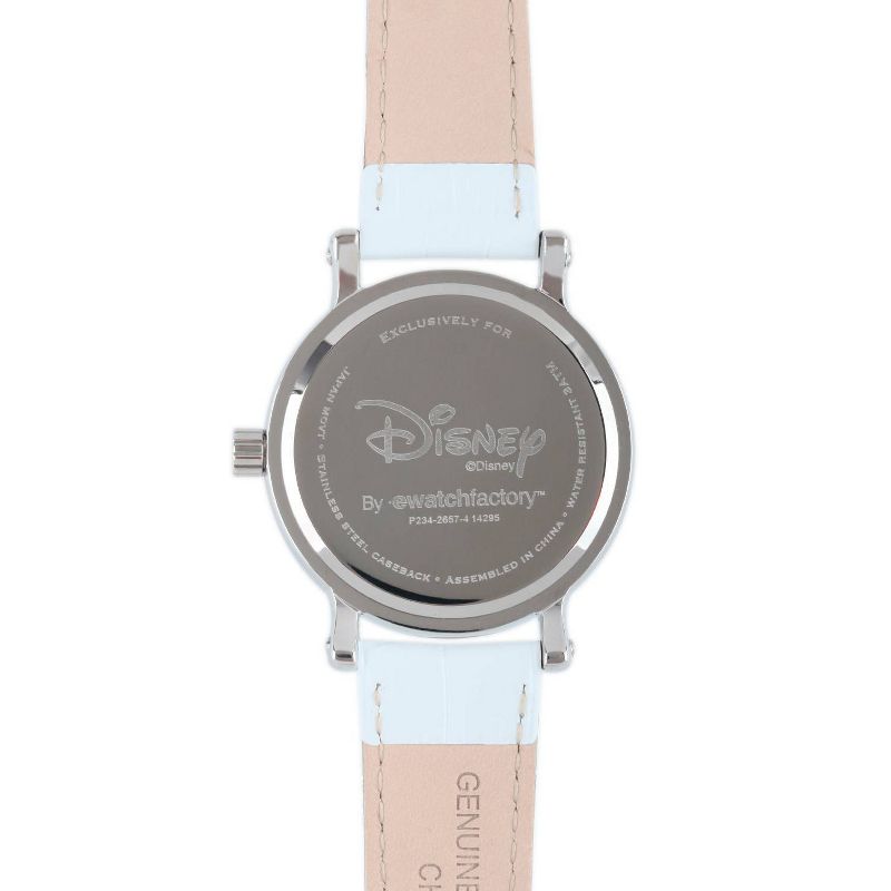 Women&#39;s Disney Mickey Mouse Shinny Vintage Articulating Watch with Alloy Case - White, 4 of 6