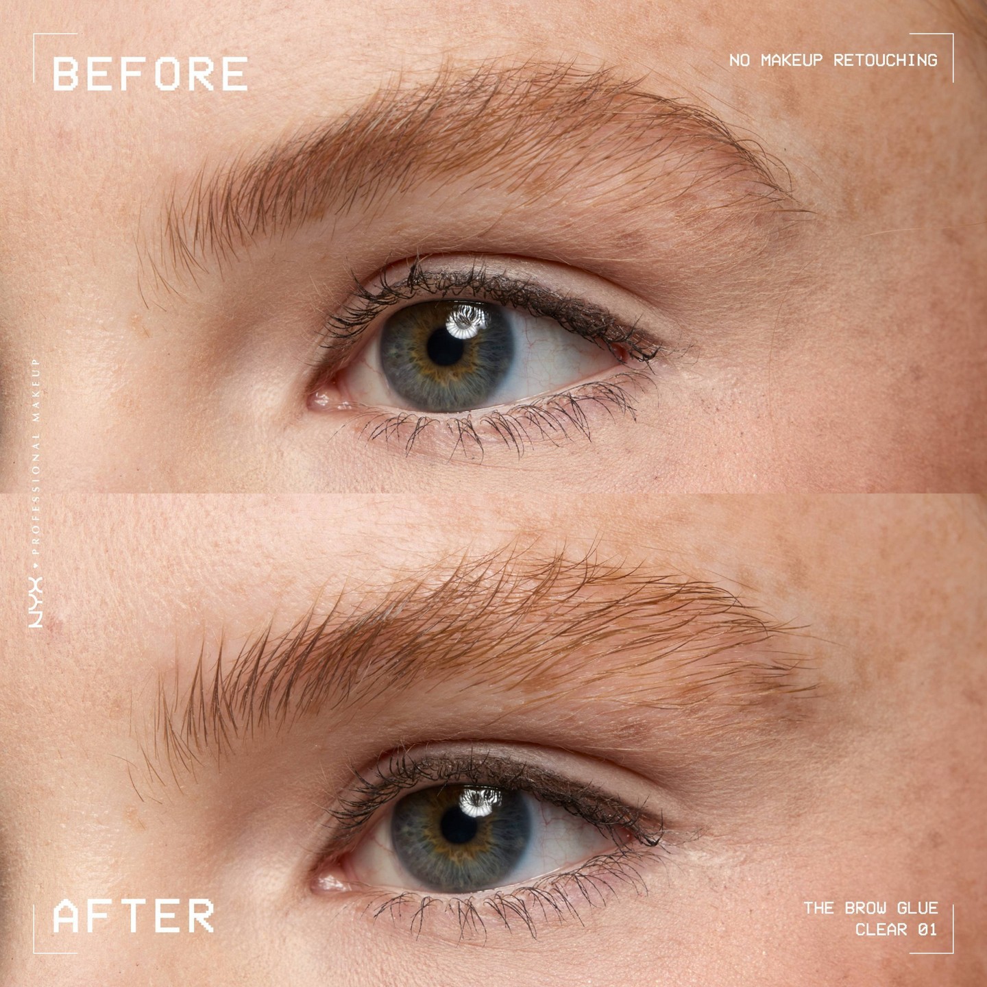 Гель для бровей NYX Professional Makeup Brow Glue, Clear, 0.17 oz — фото 3