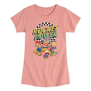 Girls' - Rocket Power - Finish Line Fitted Short Sleeve Graphic T-Shirt - 1 of 4