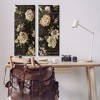 Stupell Industries Vintage French Typography Flowers, 13" x 30" - 2 of 4