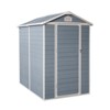 CAVINAS Durable Resin Outdoor Storage Shed with Gable Roof and Lockable Door with Window for Backyard, Lawn - 2 of 4