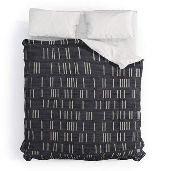 Beige Holli Zollinger Mudcloth Comforter Set (King) - Deny Designs