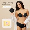 Niidor Sticky Strapless Bra for Women Invisible Adhesive Push up Silicone Bra 2025 Upgraded Magnetic Clasp Sticky Bras  for Backless Dress - 3 of 4