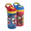 2pk 16oz Atlantic Portable Drinkware Bottle 'Spidey and His Amazing Friends' - Zak Designs: Kids Water Bottle, Dishwasher-Safe - 3 of 4