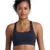 POPSUGAR PS Strappy Sports Bra for Women Black Night- Criss-Cross Back Padded Yoga Bra Workout Tops & Removable Cups - 2 of 4