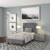 Emma and Oliver Tufted Panel Upholstered Platform Bed - 2 of 4