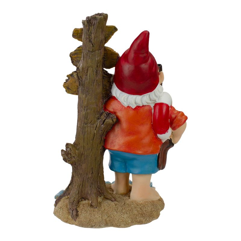 Northlight 10.5" Red and Blue Beach Gnome Outdoor Garden Statue, 4 of 6