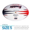 Franklin Sports 5000 Rugby Ball - Navy/Red - 3 of 3